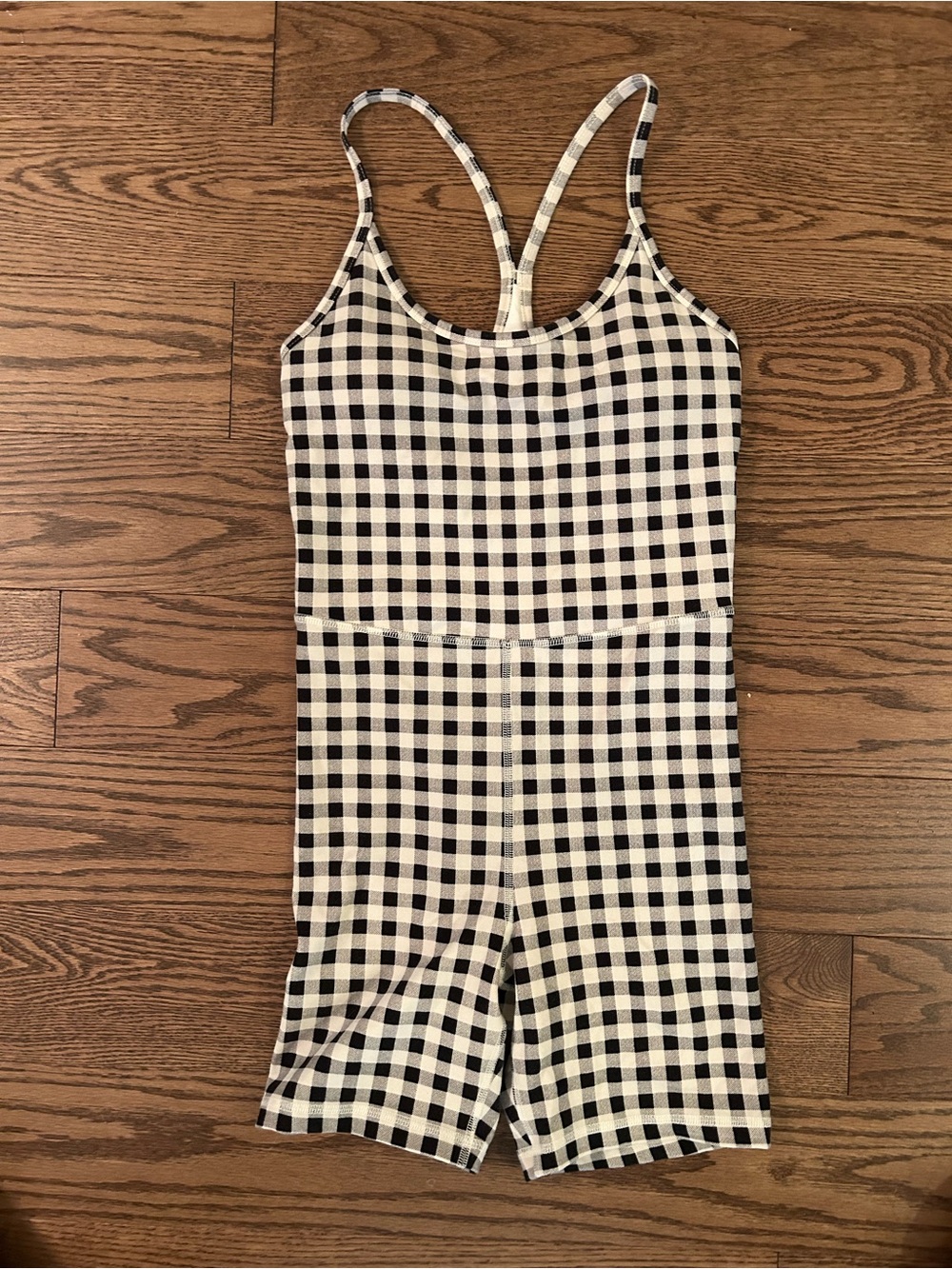 Old Navy Active Gingham Romper XS
